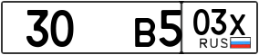 Truck License Plate